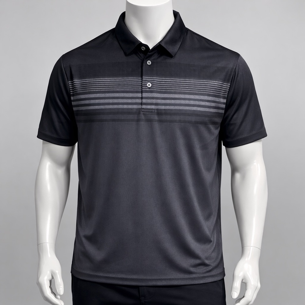 Ben Hogan Men's Performance Short Sleeve Textured Golf Polo Shirt Size 2XL